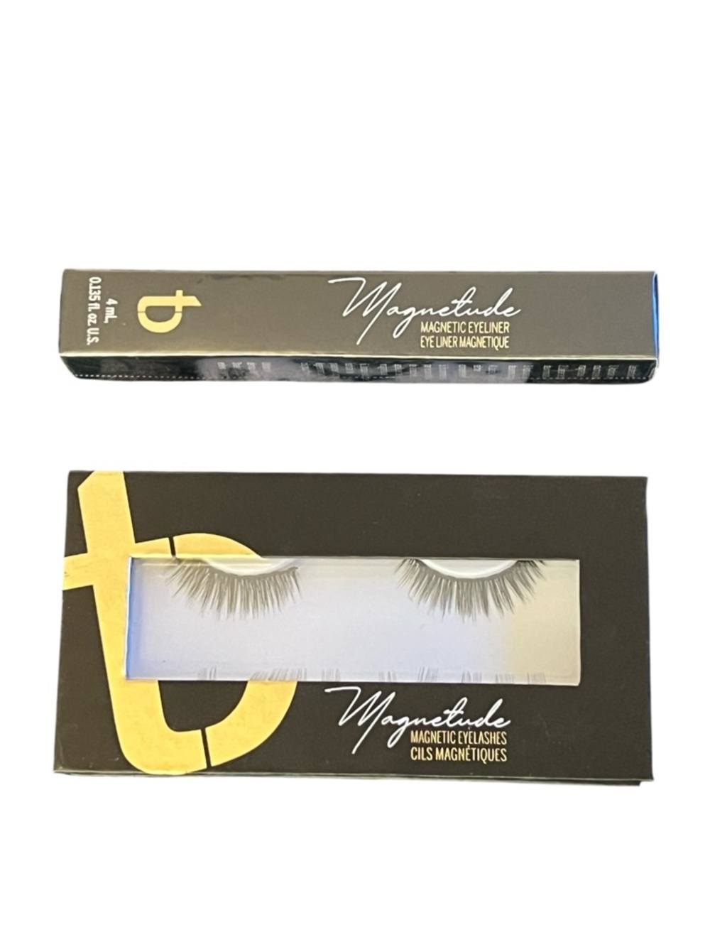 Tori Belle Magnetude Magnetic Eyeliner Lashes Set Faux Wispy Fake Extension